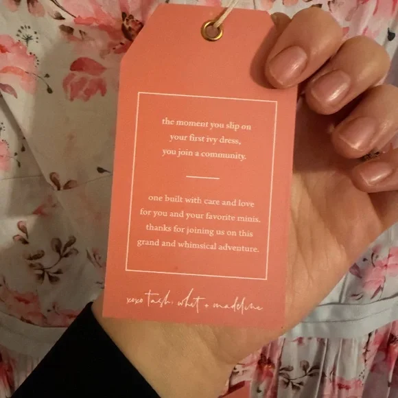 Ivy City Pink Floral Square-Neck Midi Dress - Picture 4 of 10